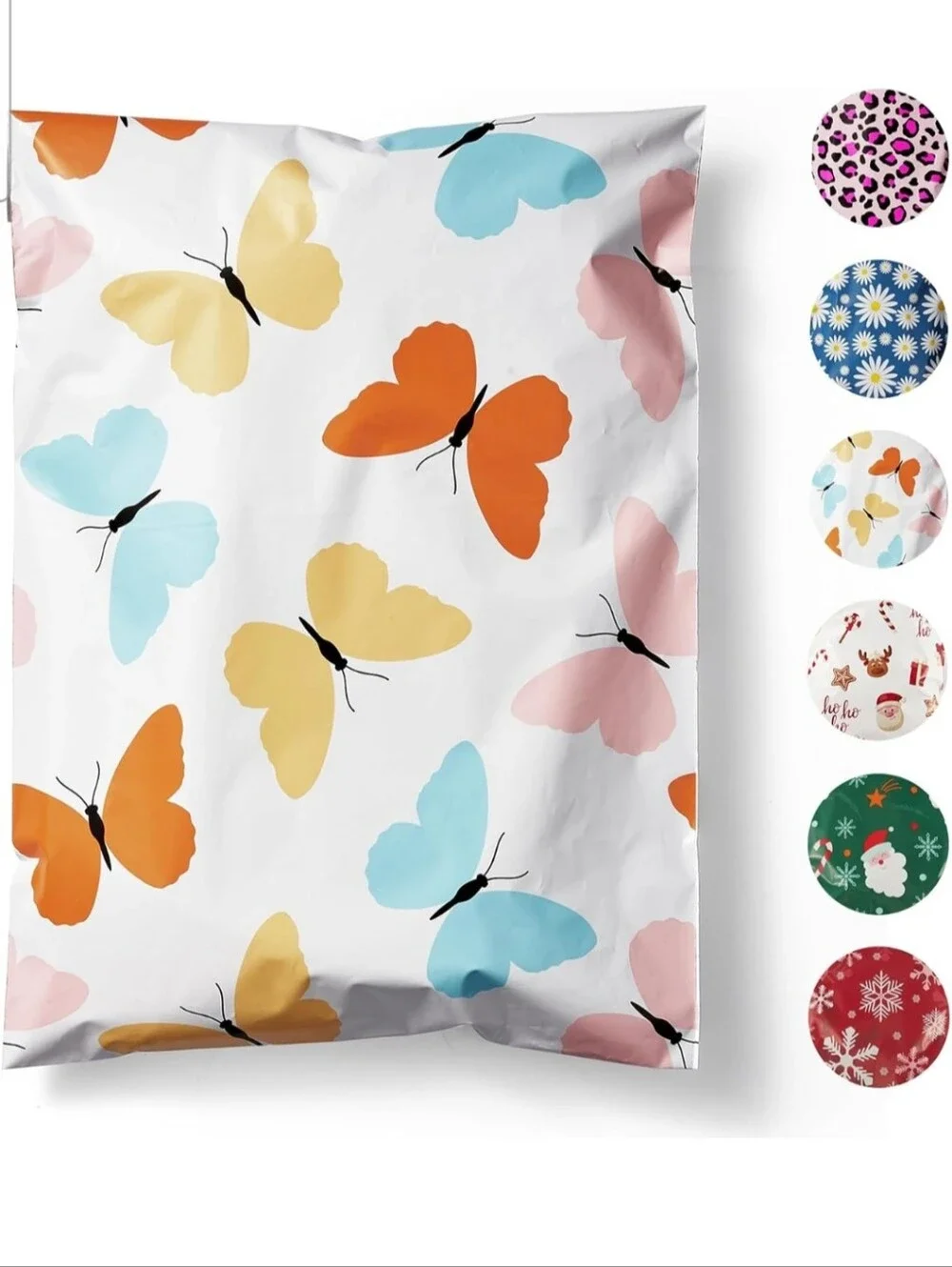 Butterfly Print Polymailer Packages